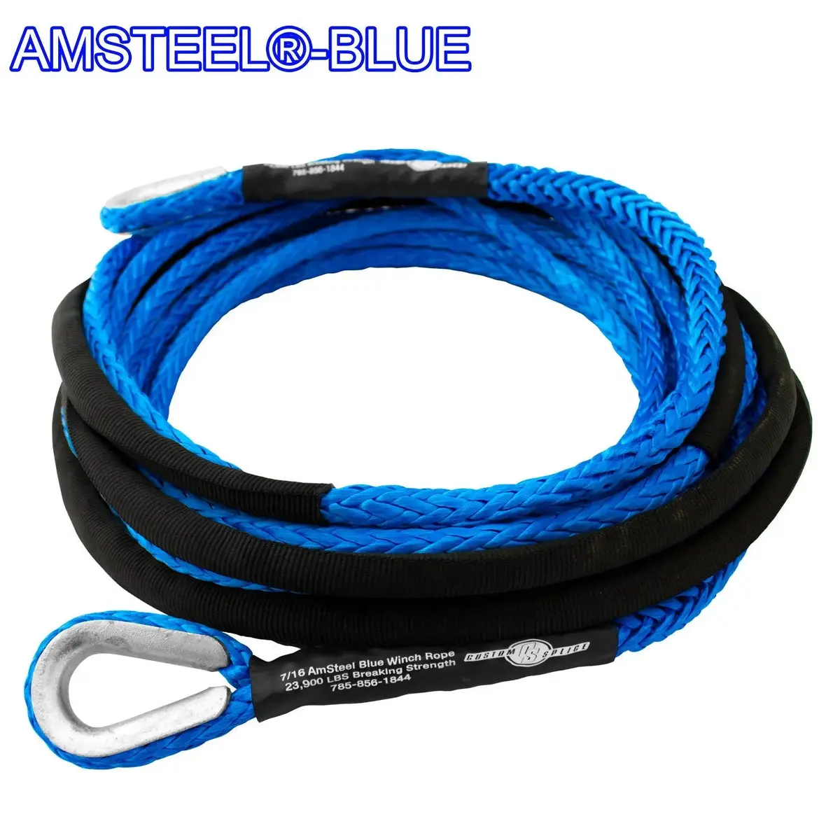 7/16" Extension - Amsteel Blue Winch Rope 1