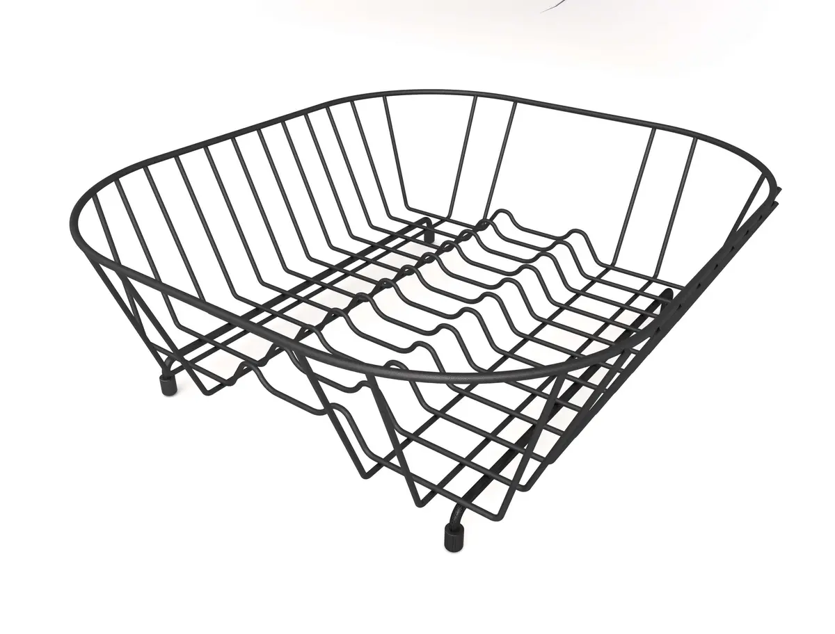 Basin Dish Rack Matt Black 1
