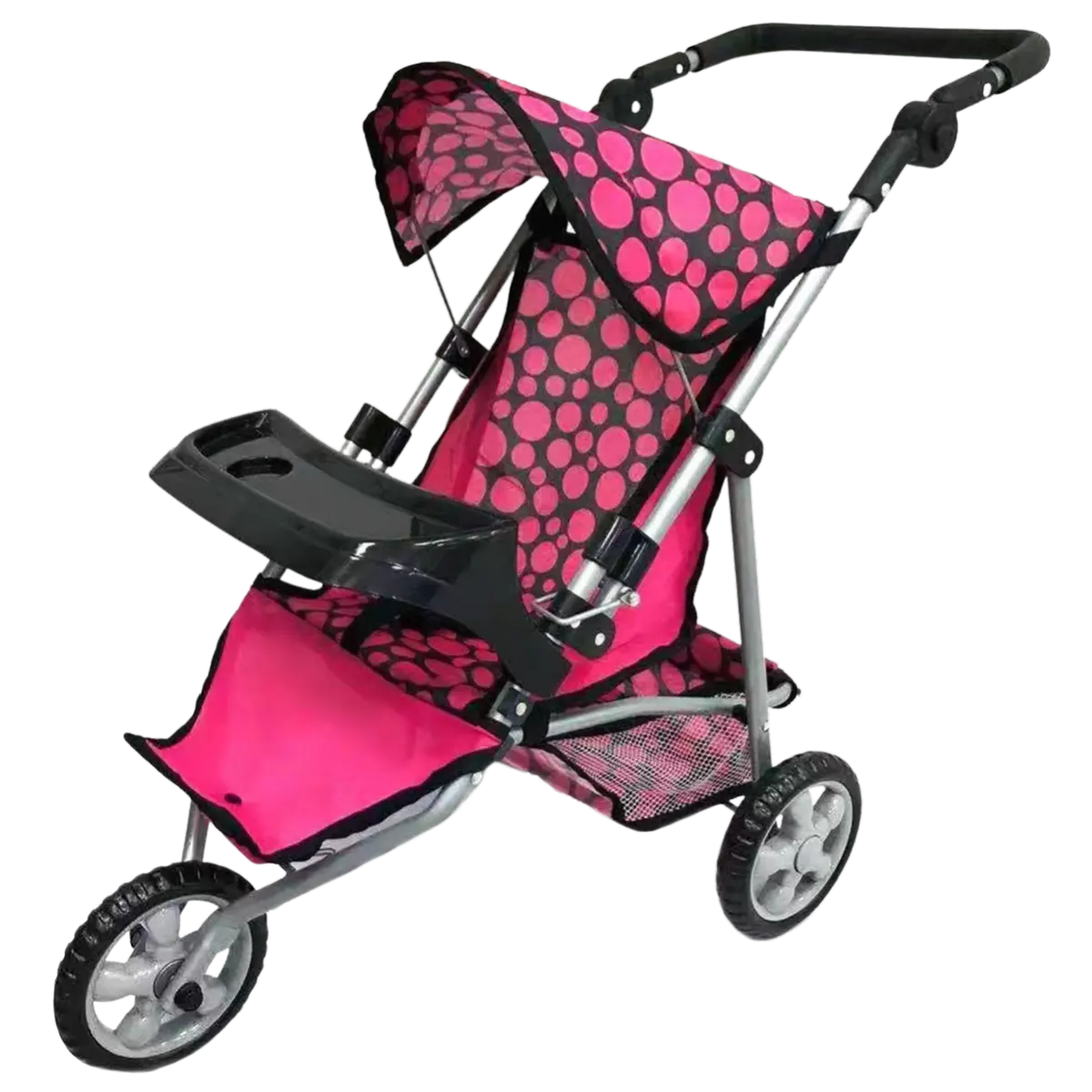 Aussie Baby Three Wheel Doll Pram With Tray 1