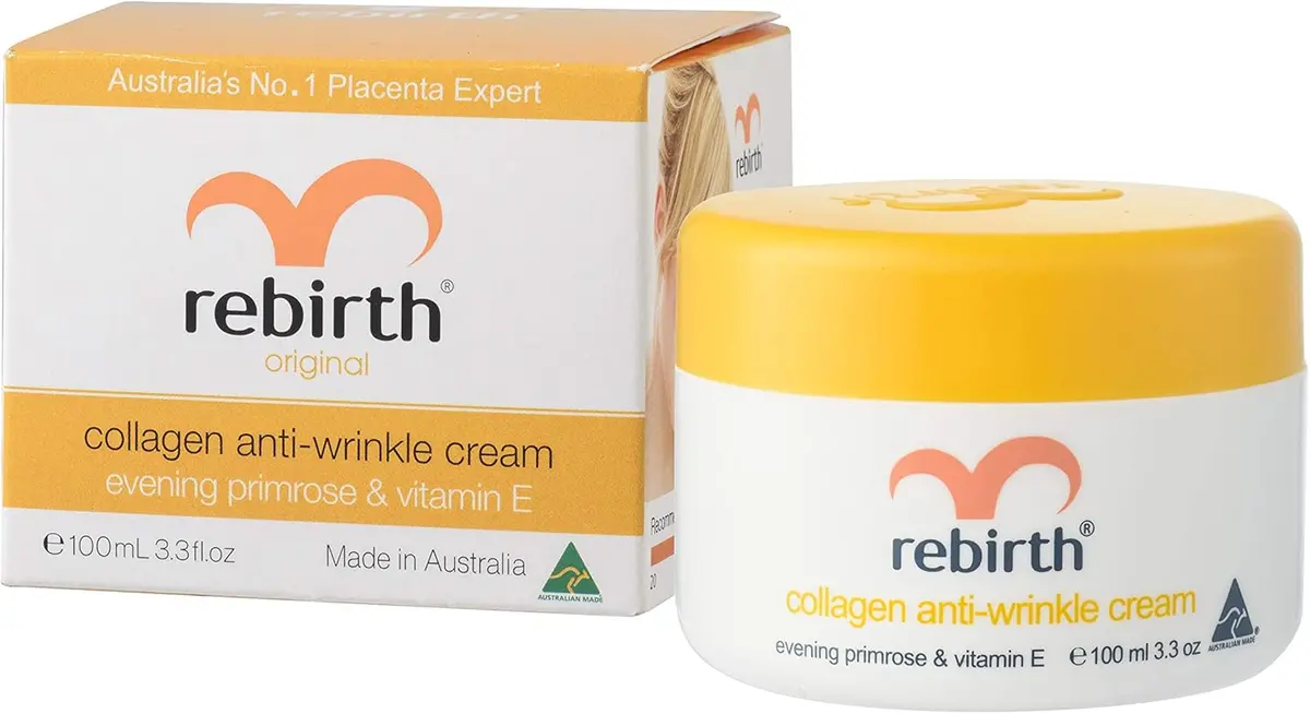 Rebirth Collagen Anti-Wrinkle Cream With Evening Primrose Oil & Vitamin E 100Ml 1