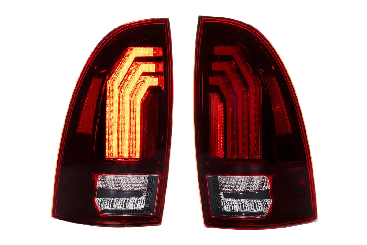 2005-2015 Tacoma Xb Led Tail Lights - Red Lens (Set) 1