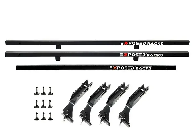 Exposed Racks 9607 Black No Drill Hard Top Roof Rack For Jeep Wrangler Jku 1