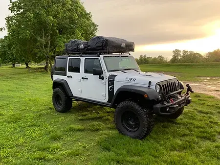 Exposed Racks 9608 Black No Drill Hard Top Roof Rack For Jeep Wrangler Jku 1
