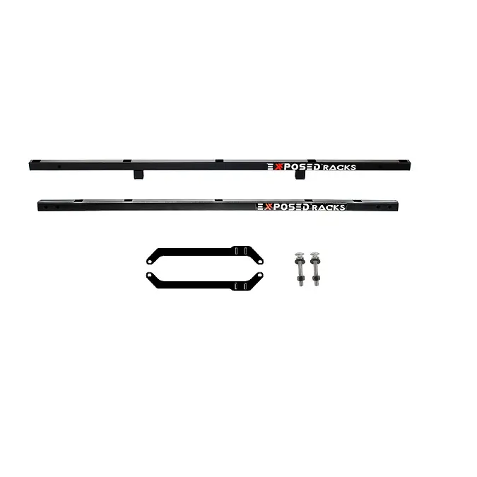 Exposed Racks 9706 Black Click-In Soft Top Roof Rack For Jeep Wrangler Jk 1