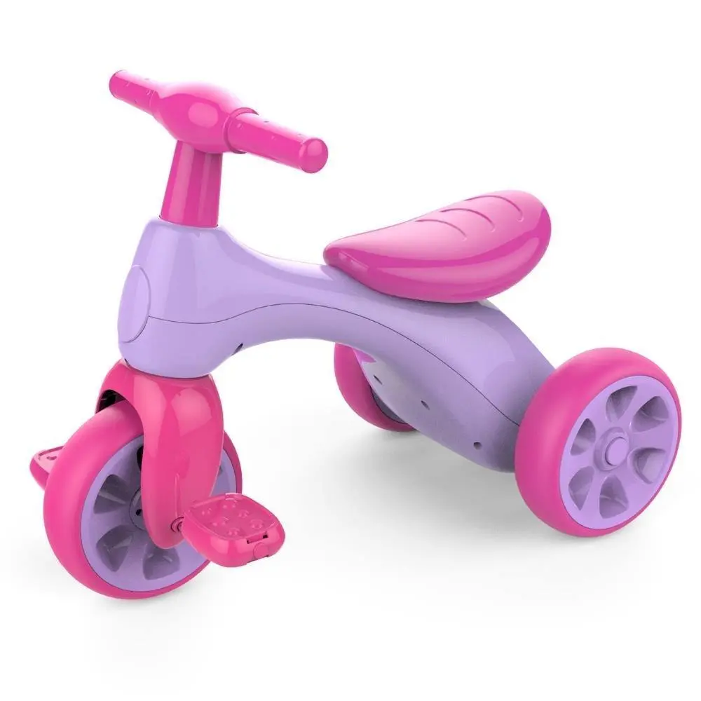 Aussie Baby Push Kick 3 Wheel Trike - Rose 1
