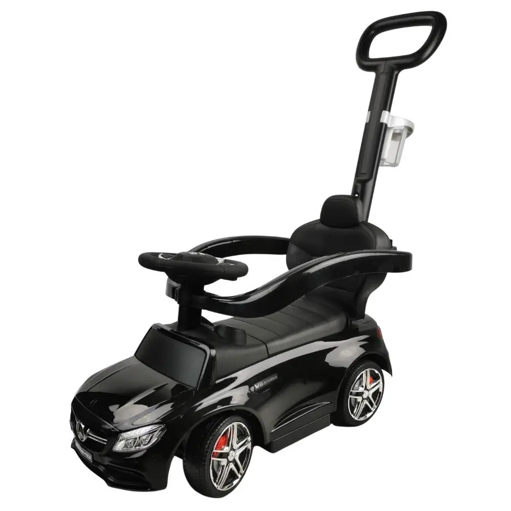 Licensed Mercedes Amg C63 Coupe Ride-On Push Car - Black 1