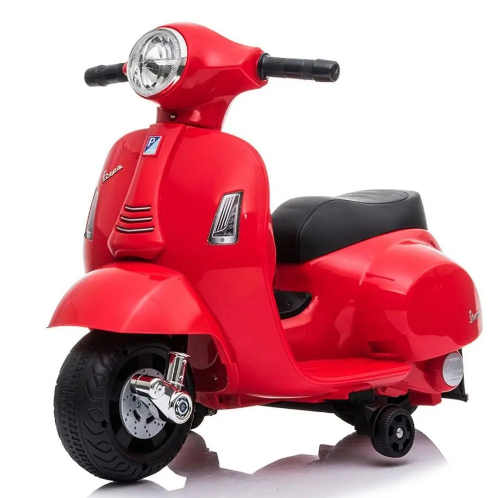 Vespa Licensed Mini 6V Electric Ride On Bike - Red 1