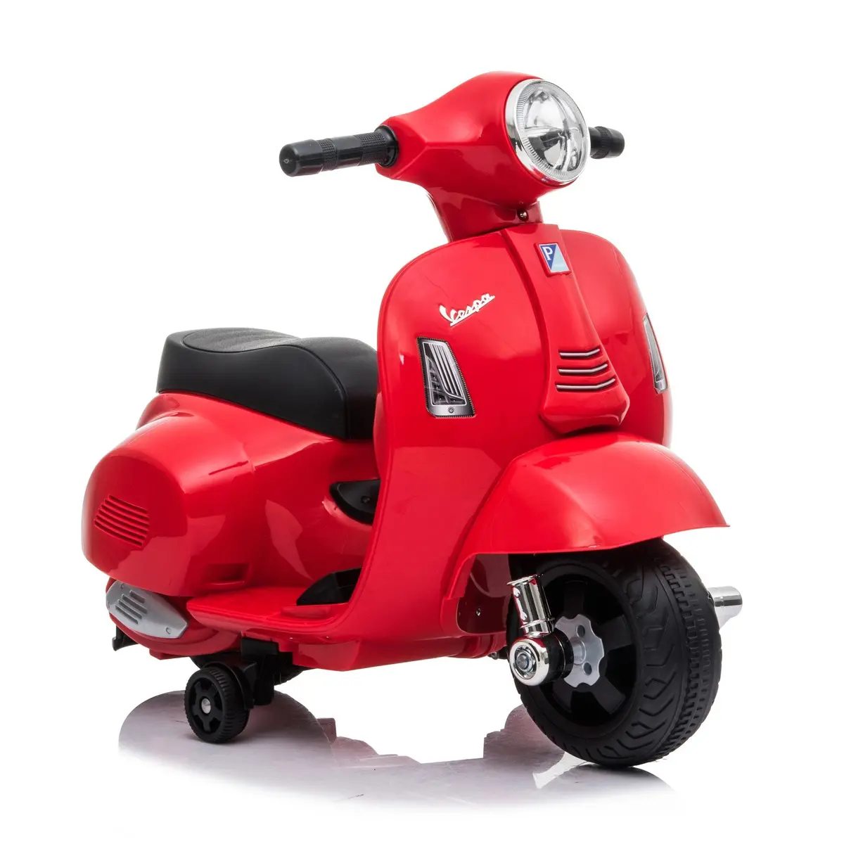 Vespa Licensed Mini 6V Electric Ride On Bike - Red 2