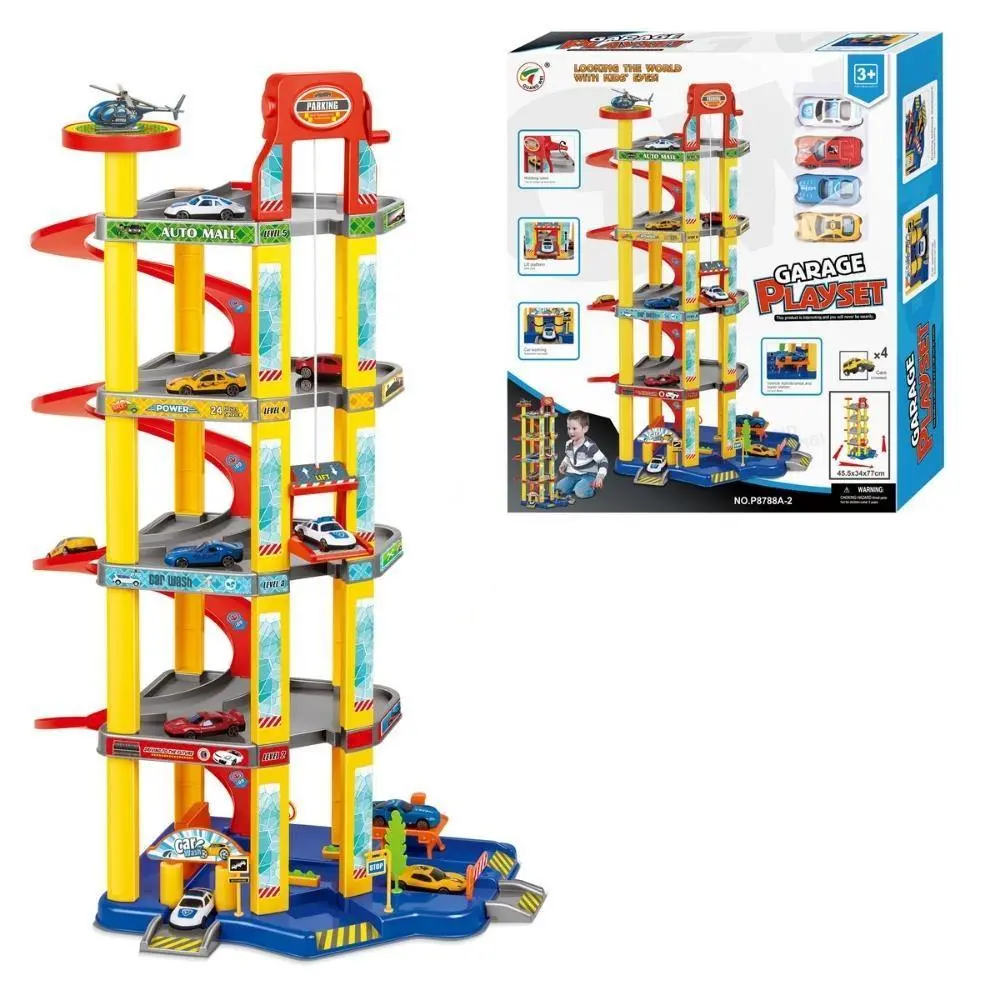 Bright Kids Ultimate Multi-Level Garage Parking Lot Car Track Toy 1