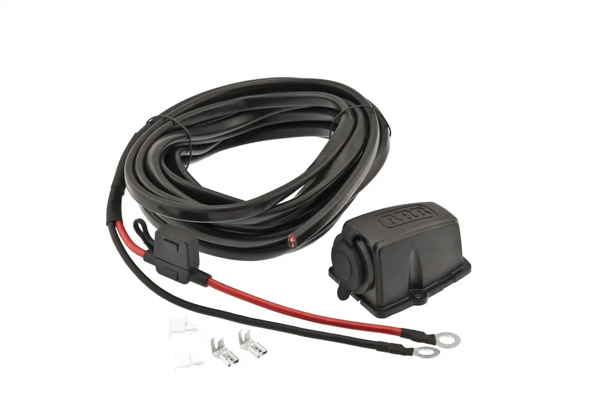 Arb Fridge Wiring Kit 6M W/ Threaded Socket 1