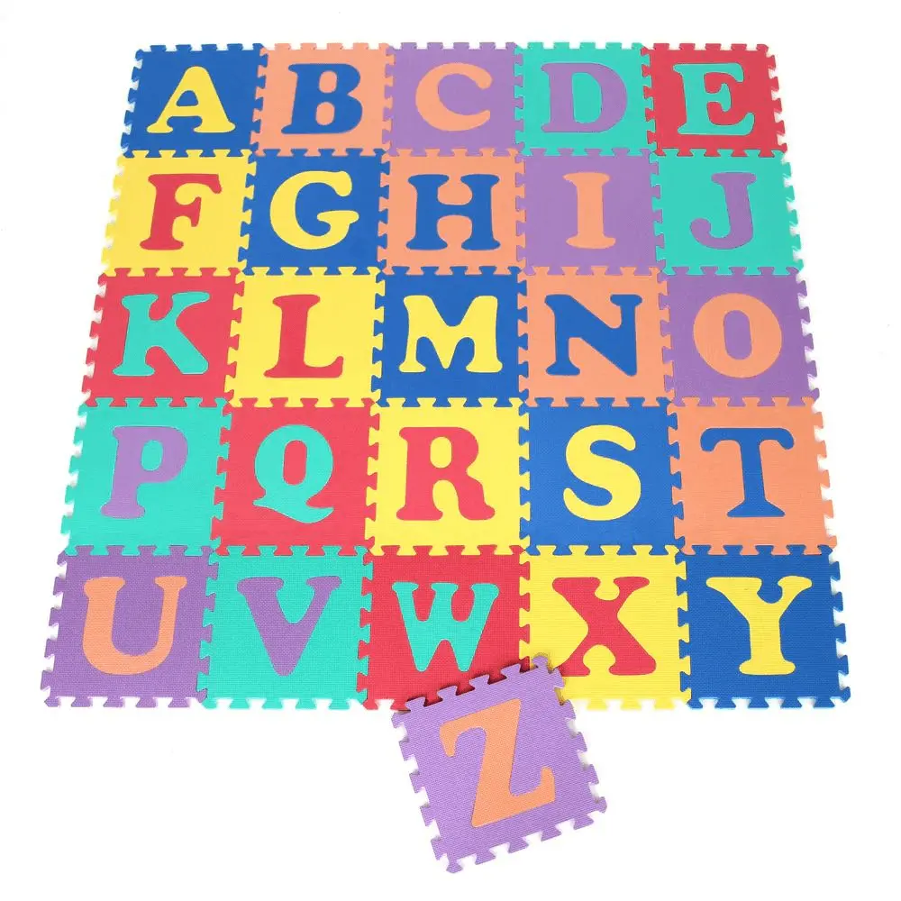 Alphabet A-Z Interlocking Eva Foam Floor Mat 1