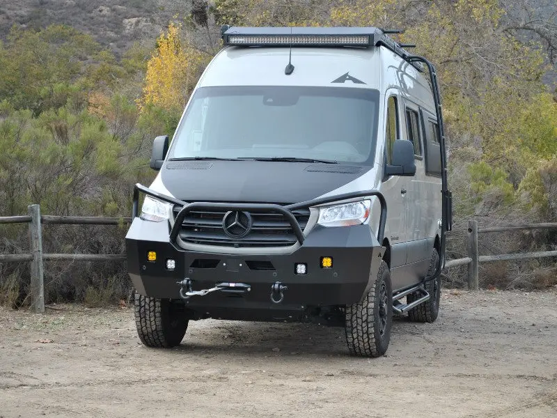 Aluminess Front Winch Bumper For Mercedes Sprinter 2019-Present 1