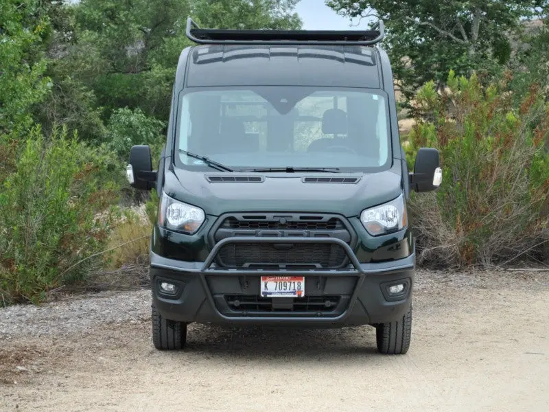 Aluminess Light Bar/Brush Guard For Ford Transit 2015-Present 1