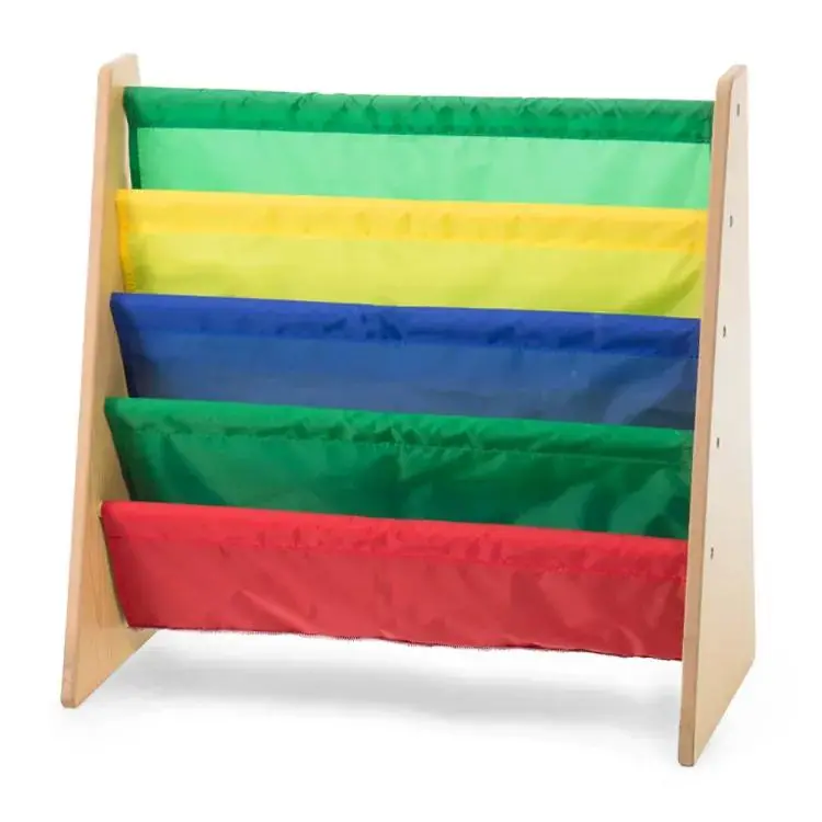 Aussie Baby Soft Book And Magazine Storage Rack – Vibrant Rainbow 1