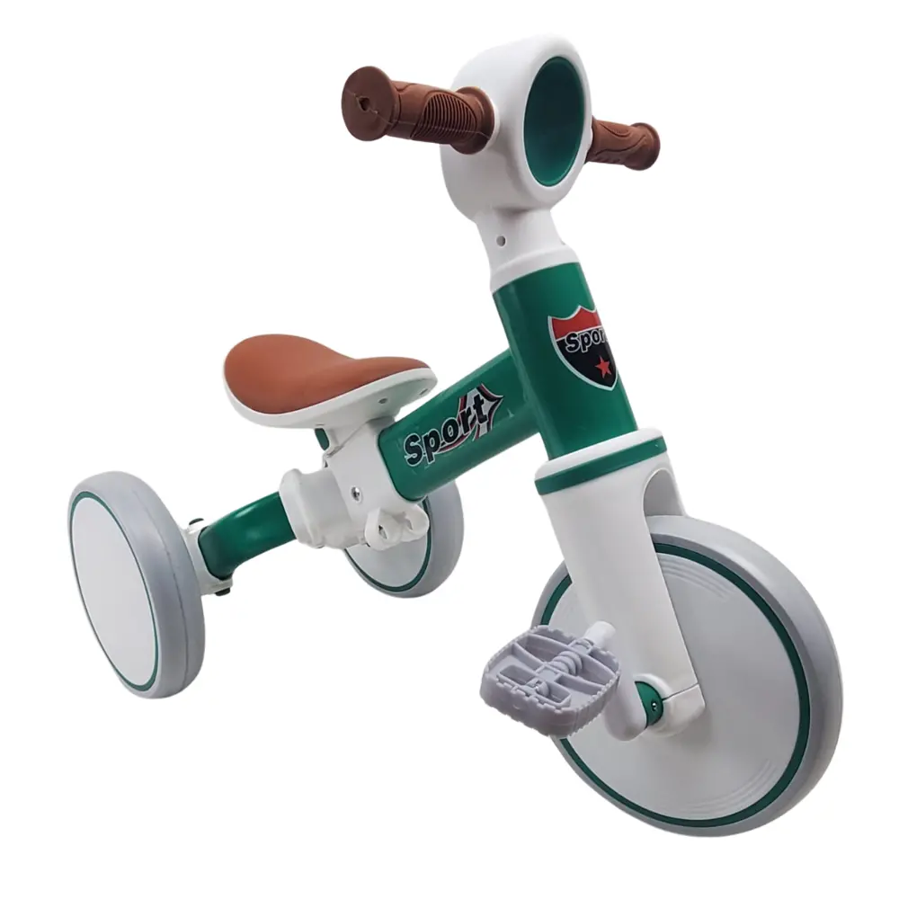 Aussie Baby 2-In-1 Balance Bike & Trike - Green 1