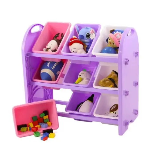 Aussie Baby 9 Bins Toy Box Organiser Shelf Storage Rack 1