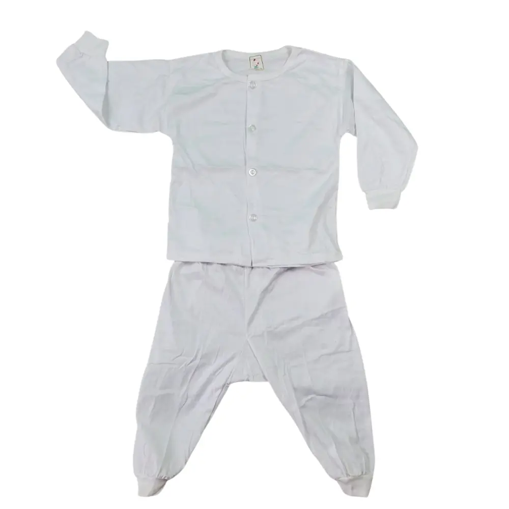 Aussie Baby Pyjama Set - White 1