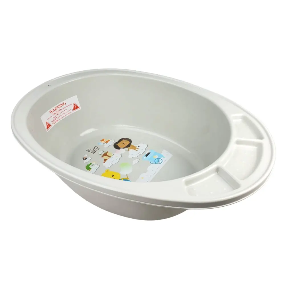 Large Double Bear Bath Tub - Grey 1