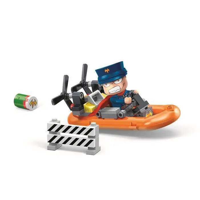 Banbao Cute Military - General Luther Hawk's Runner Ski Boat 6242 2