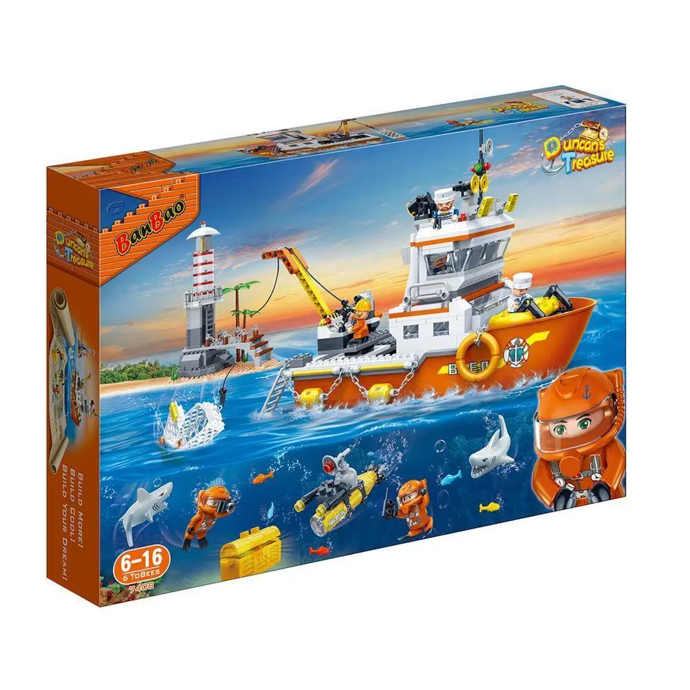 Banbao Duncan's Treasure - Explorer Ship 7408 1