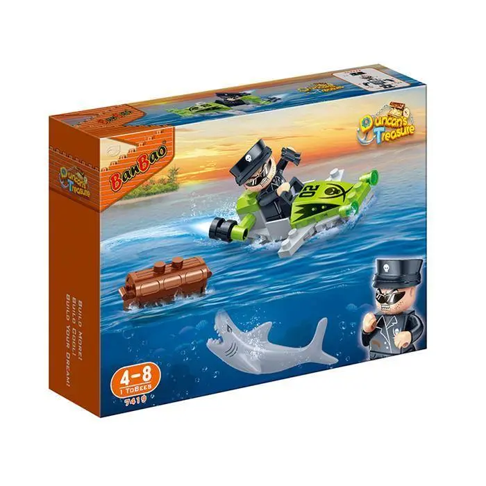 Banbao Duncan's Treasure - General Piranha's Wave Runner 7419 1