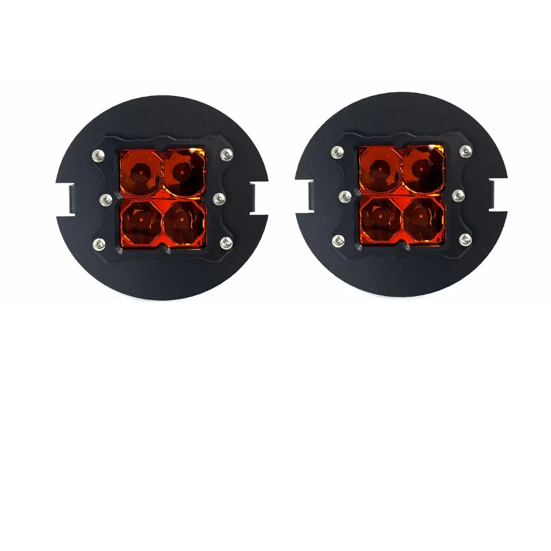 2005-2011 Tacoma - Led Fog Light Kit - Amber Lens 1