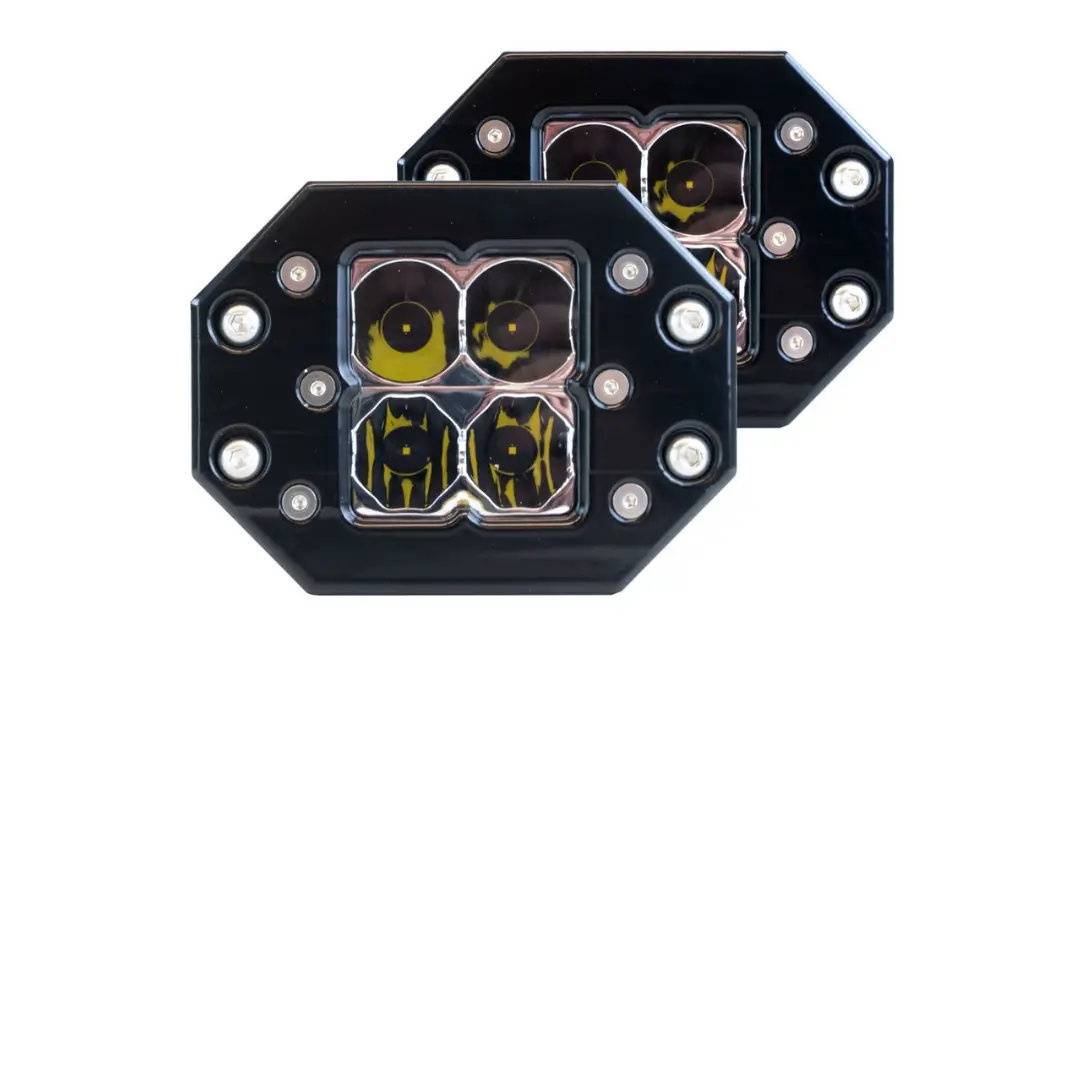 Quattro Flush Mount Led Pod Light - Pair Pack 1