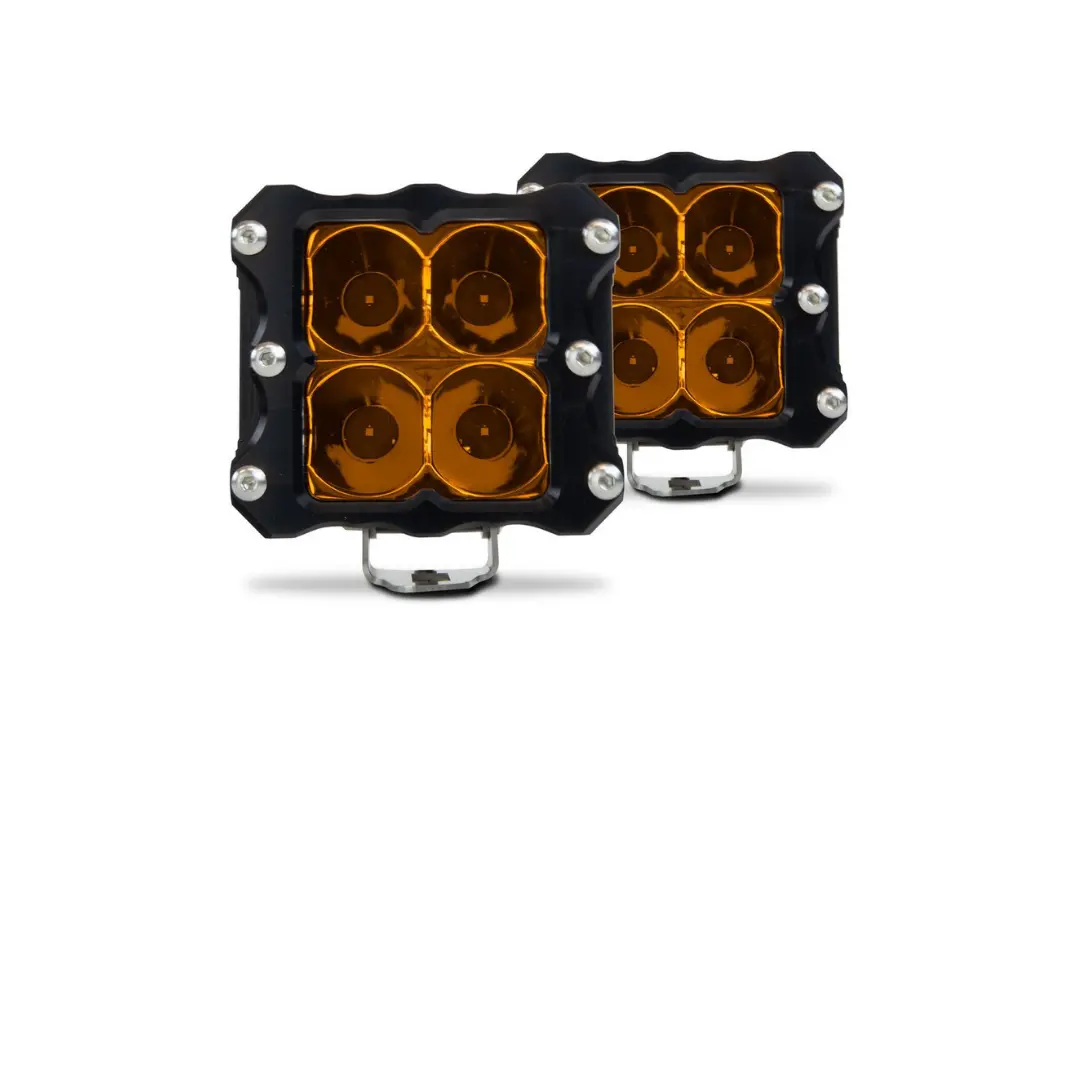 Quattro Amber Led Pod Light- 2 Pack 1