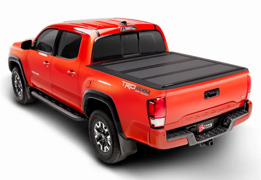 Bak Industries Bakflip Mx4 Truck Bed Cover W/ Deck Rail System For Toyota Tacoma 2005-2015 1