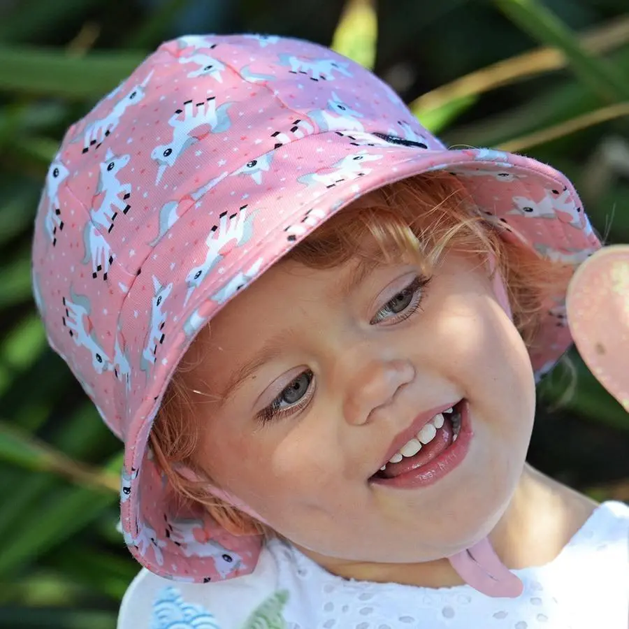 Bedhead Girls Baby Bucket Hat 'Unicorn' Print 1