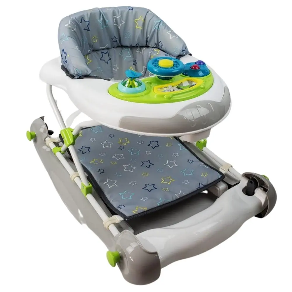 Aussie Baby Bright Stars 2-In-1 Baby Walker Rocker Play Centre 1