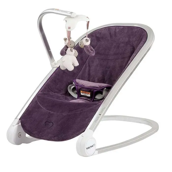 Baby Love Rock A Baby Rocker In Mulberry 1