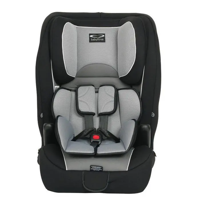 Babylove Ezy Grow Harnessed Car Seat - Silver Grey 1