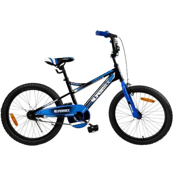 Supermax Boys 20 Inch Bmx Push Kids Bike - Blue 1