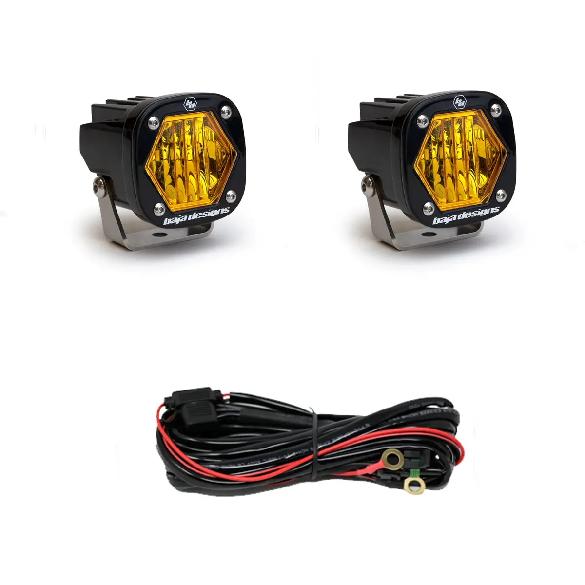 Baja Designs S1 Wide Cornering Amber Pair Led Lights 1