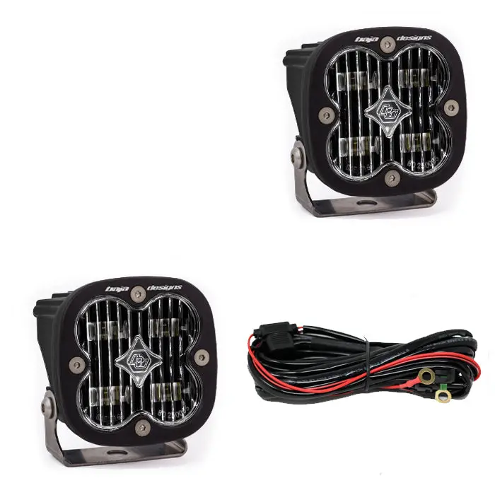 Baja Designs Squadron Sae Wide Cornering Led Light - Pair 1