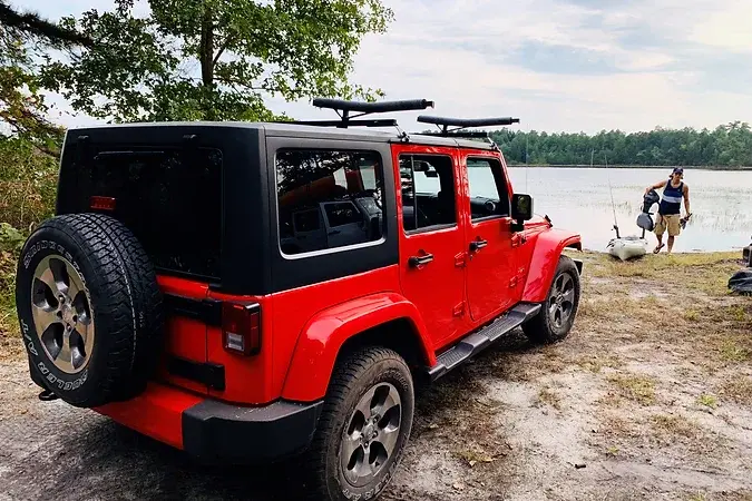 Exposed Racks 9705 Black Click In Hard Top Roof Rack For Jeep Wrangler Jku 1