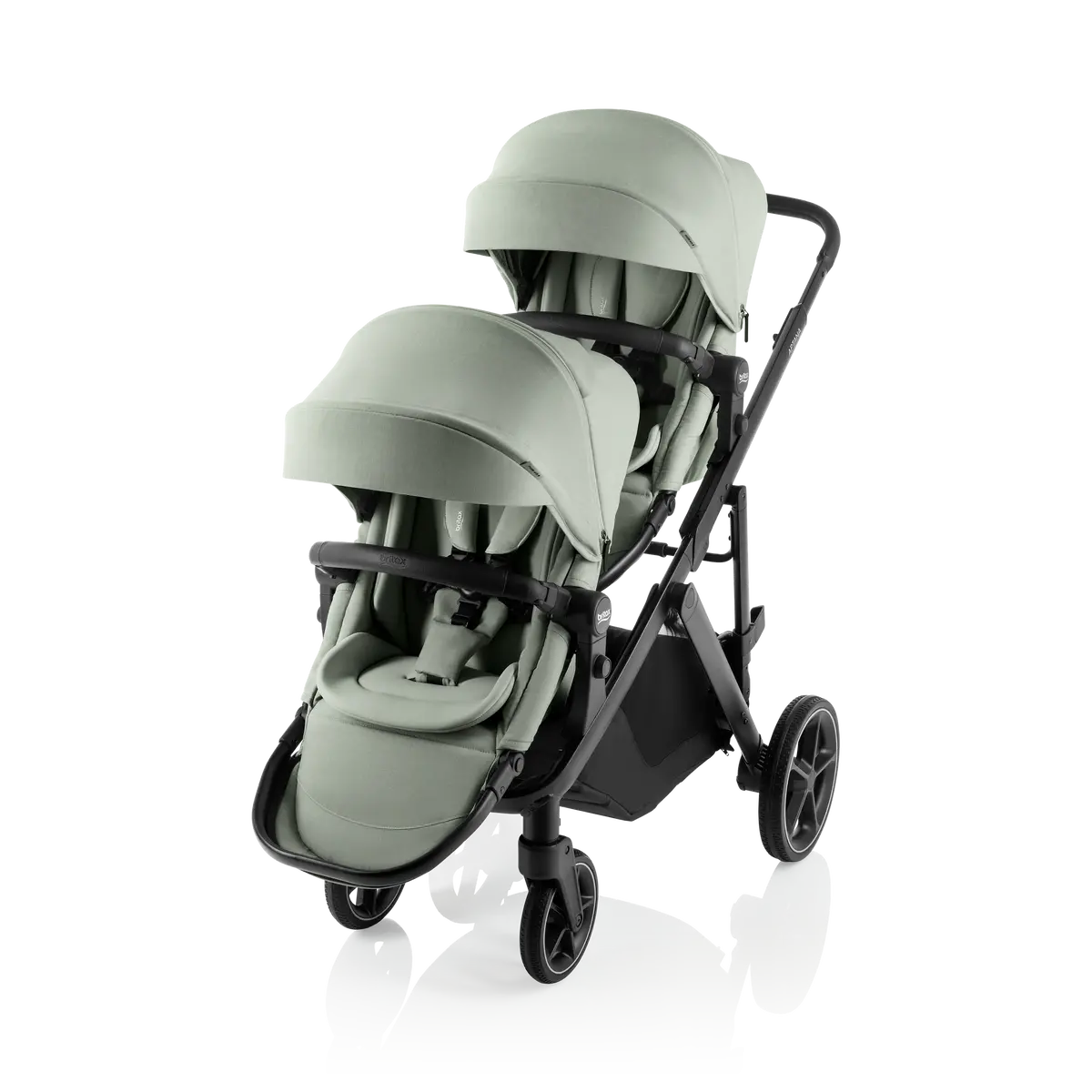 Britax Aptana Stroller + Second Seat – Sage Green 1