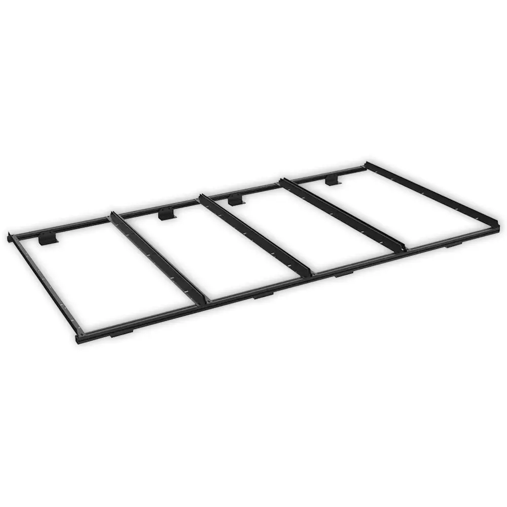 Melipron Aluminum Van Roof Rack Pro For Ford Transit 148" For Solar Panels Installation 1