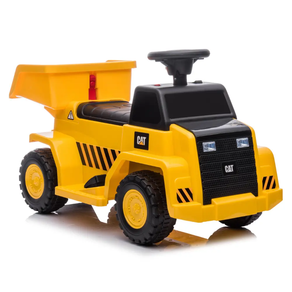 Cat Licensed Dump Truck Quad 6V Ride-On Toy 1