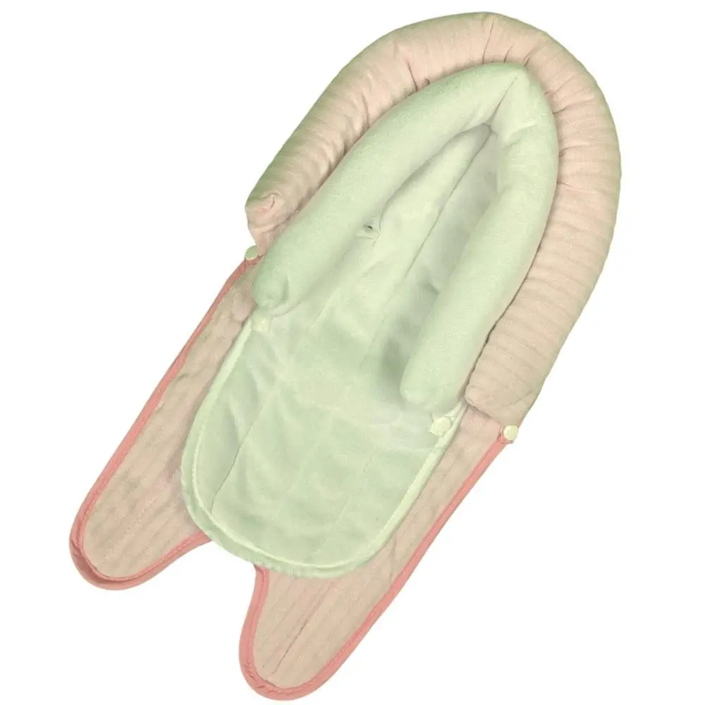 Infant 2-In-1 Adjustable Soft Cushion Head Support Pillow - Pink 1