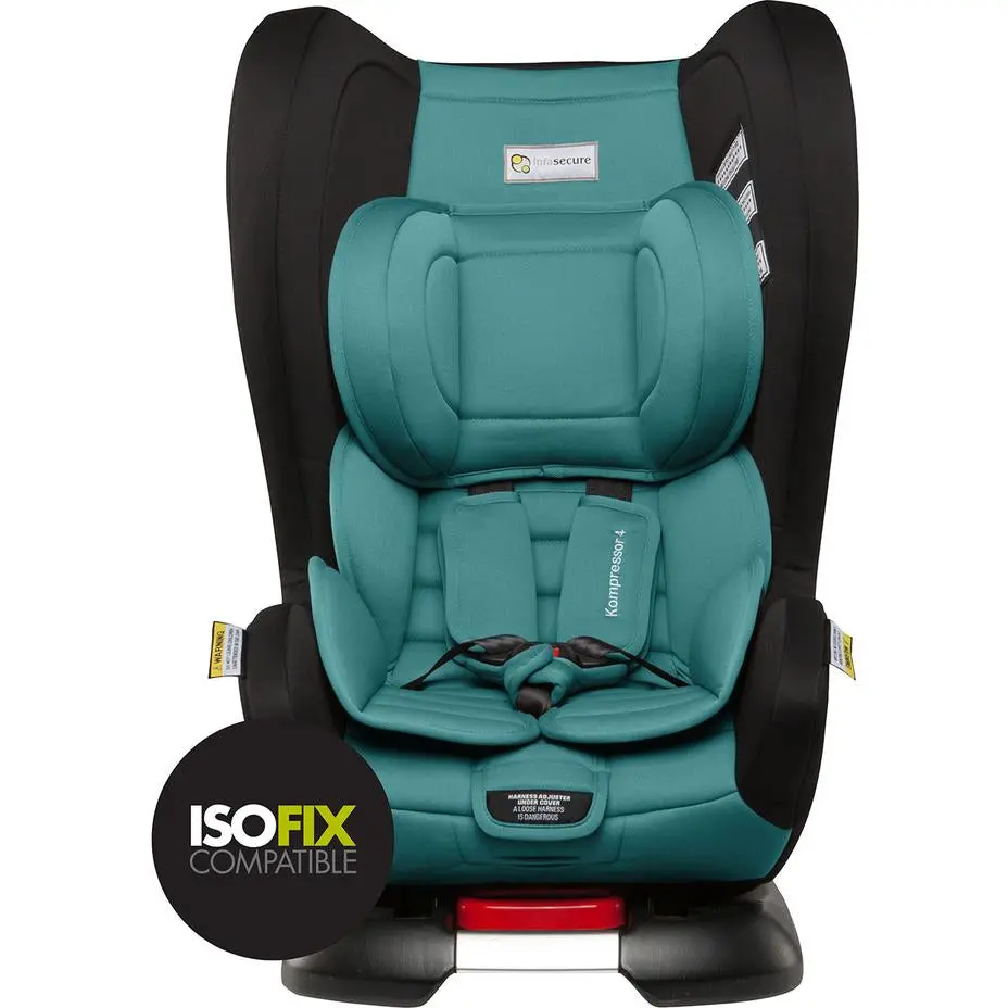 Infa Secure Kompressor 4 Astra Isofix Car Seat - Aqua 1