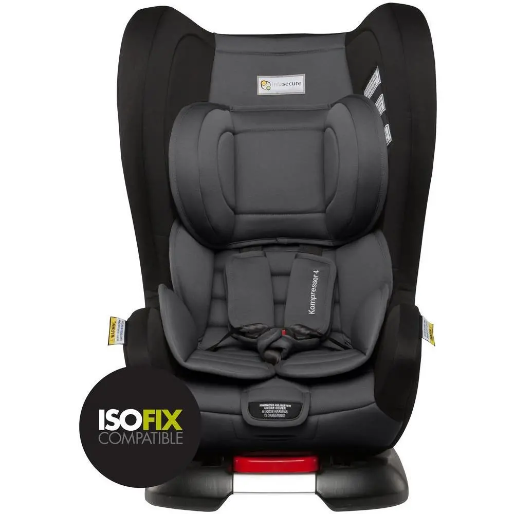 Infa Secure Kompressor 4 Astra Isofix Car Seat - Grey 1