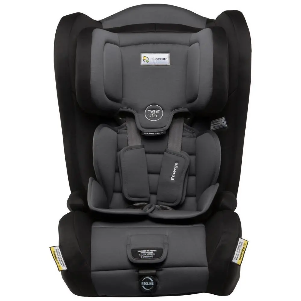 Infa Secure Emerge Astra Convertible Booster Seat - Grey 1
