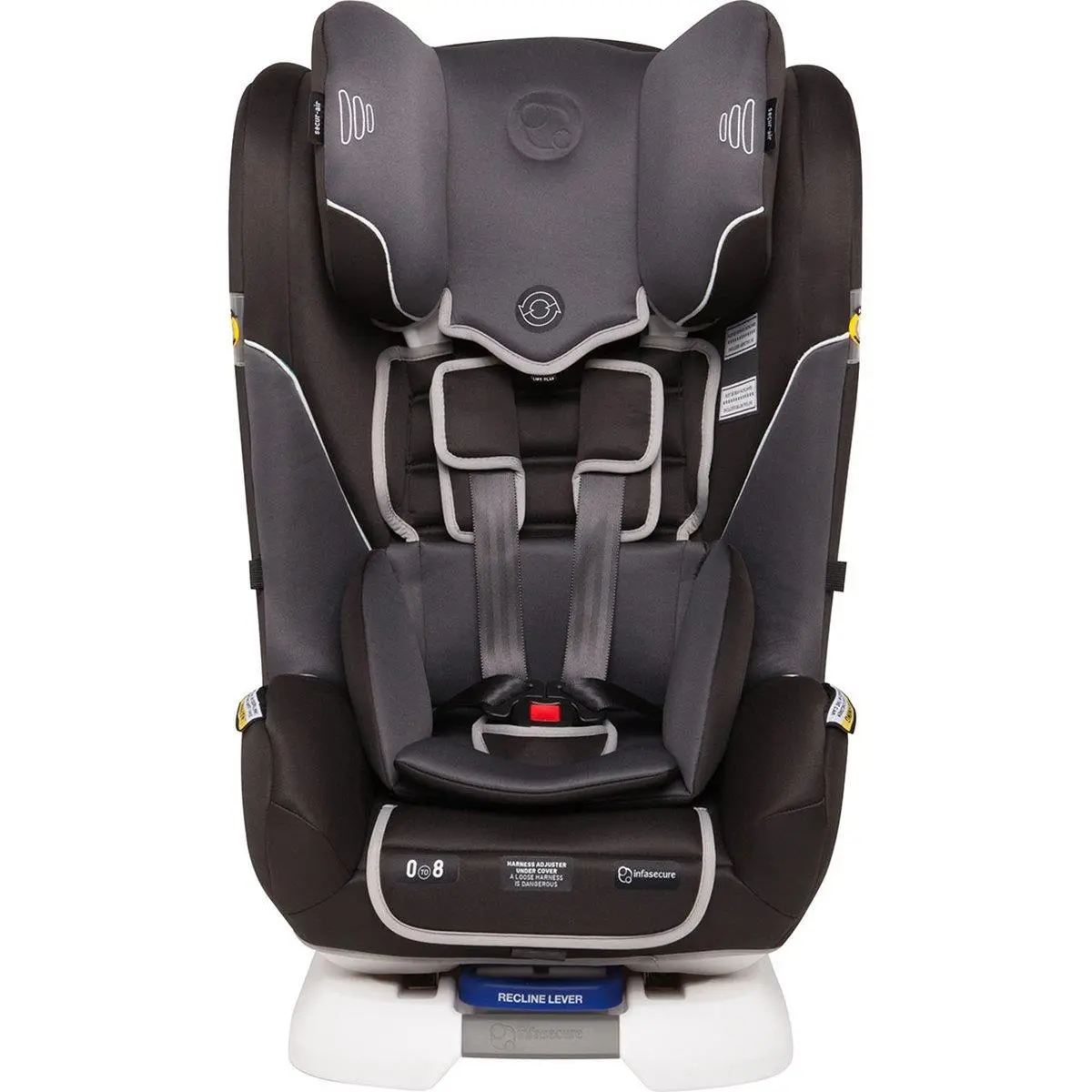 Infa Secure Cadence Signature Convertible Car Seat - Charcoal Black 1