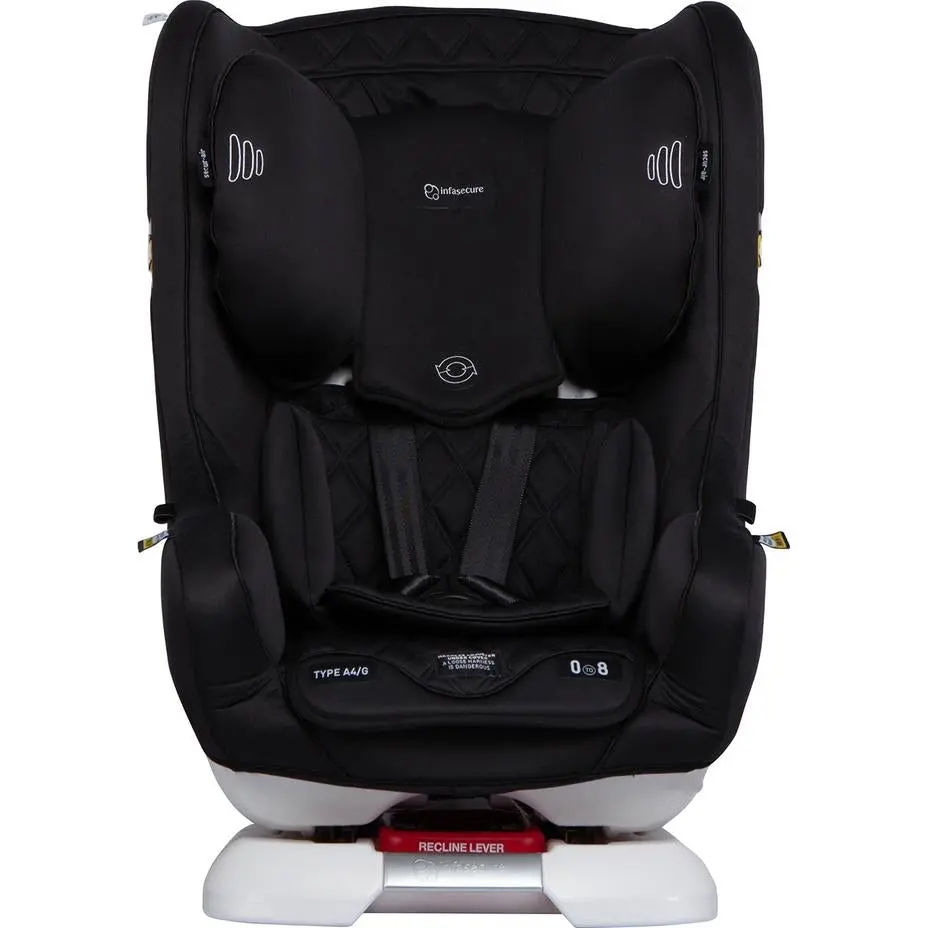 Infa Secure Achieve Premium Convertible Car Seat - Black 1