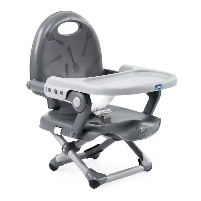 Chicco Pocket Snack Booster Seat Dark Grey 1