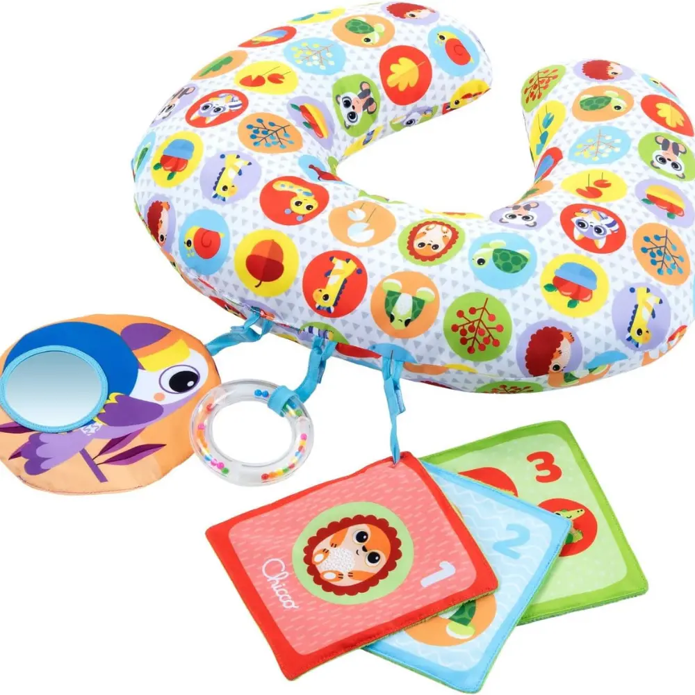 Chicco Magic Forest Tummy Time Boppy Pillow 1