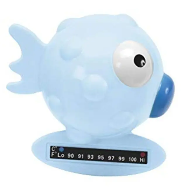 Chicco Nursing Bath Fish Thermometer Blue 1