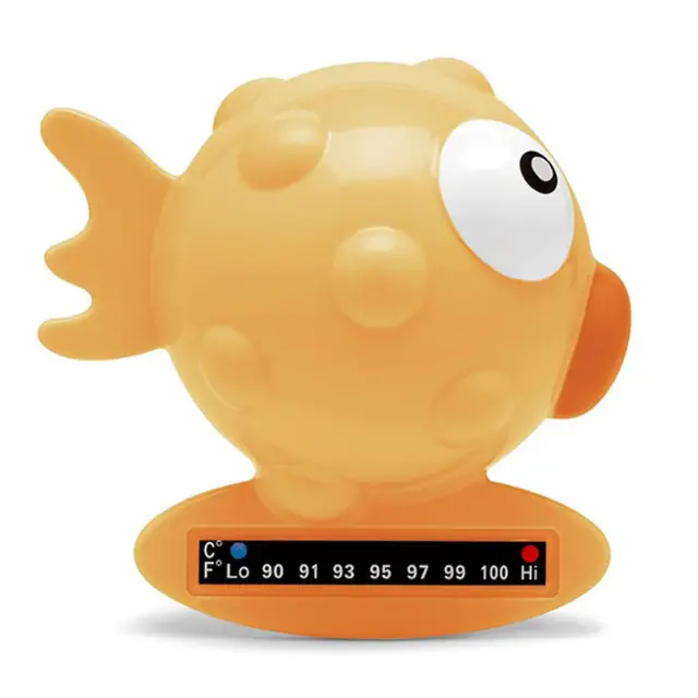 Chicco Nursing Bath Fish Thermometer Orange 1
